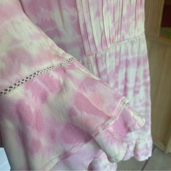 Julie Brown NYC Cool Whip Rocky Dress Pink 3/4 Sleeve Casual Resort Size Large - Picture 5 of 15